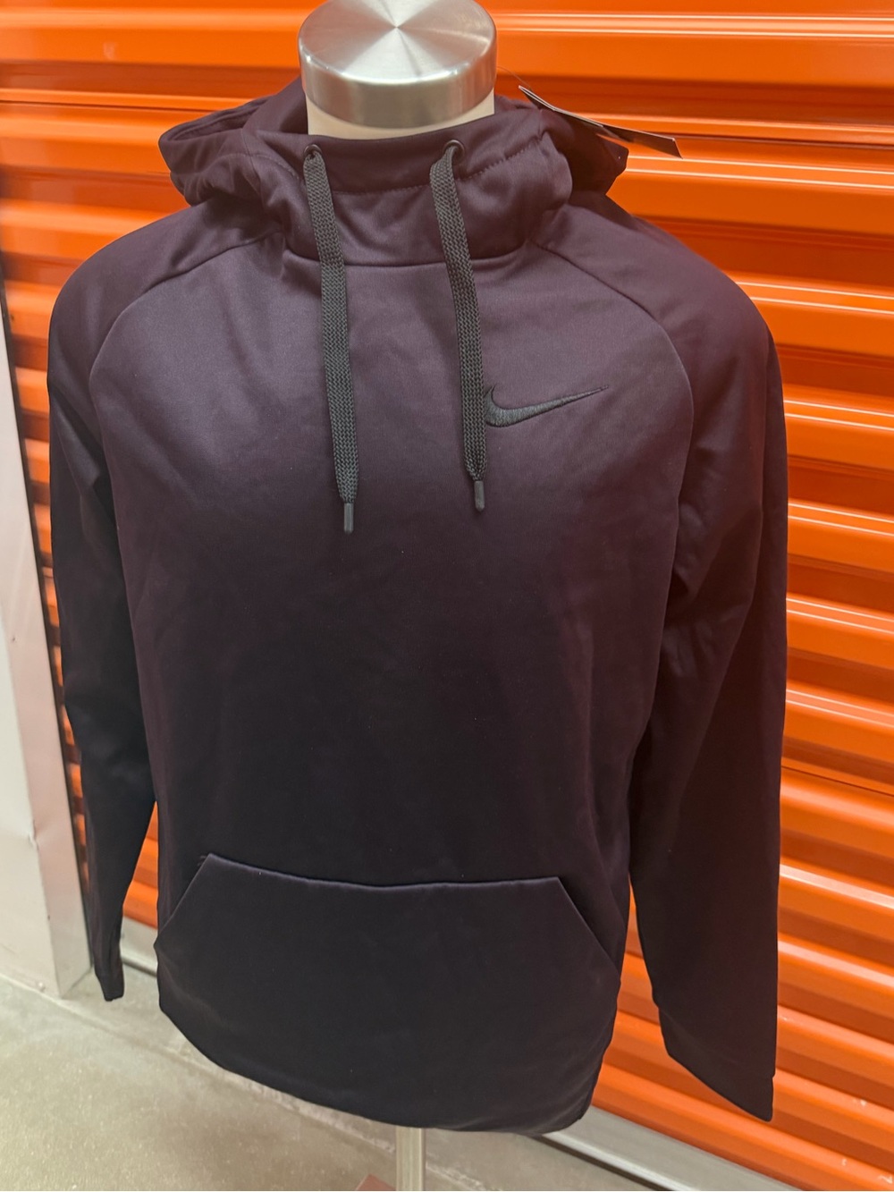 NWT Nike Men’s Big & Tall Dri-Fit Dark Plum Hooded Performance Jacket 826671 652